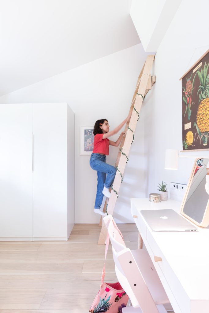 Berkley House bedroom ladder renovation